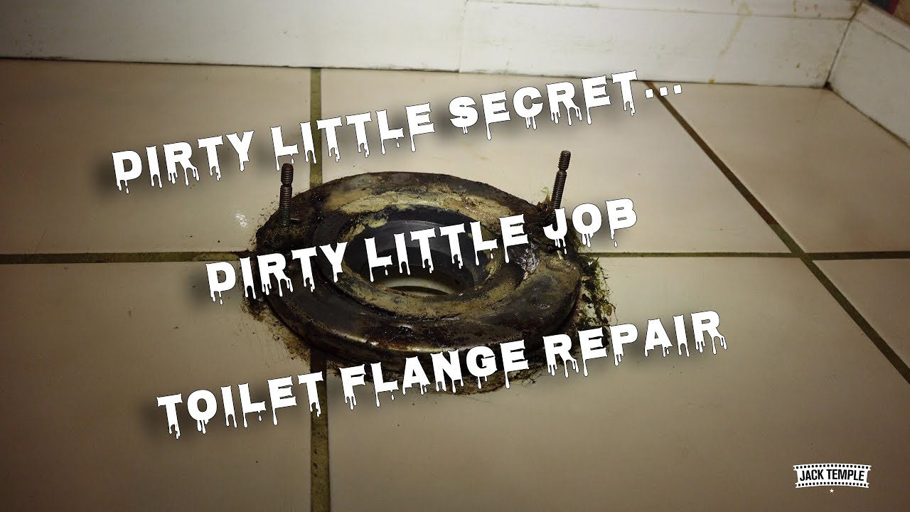How to fix a Broken Toilet Flange.. No Problem