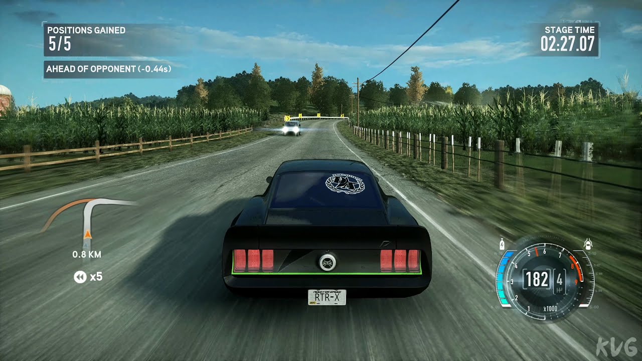 Need for Speed: The Run - Ford Mustang RTR-X (SE - Team NFS) 1969 - Gameplay (PC UHD) [4K60FPS]