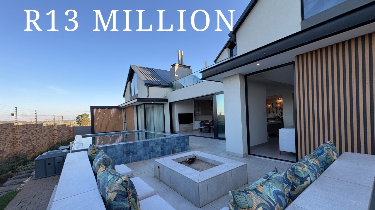 Inside a R13 mil house in Midstream Estates. | Cinematic -Walk through a luxury house.