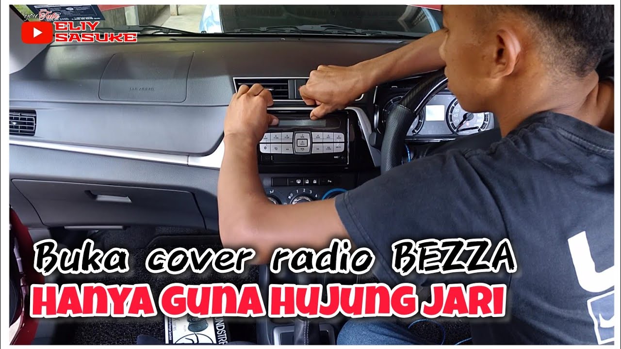 Cara buka cover radio dan pasang android PERODUA BEZZA