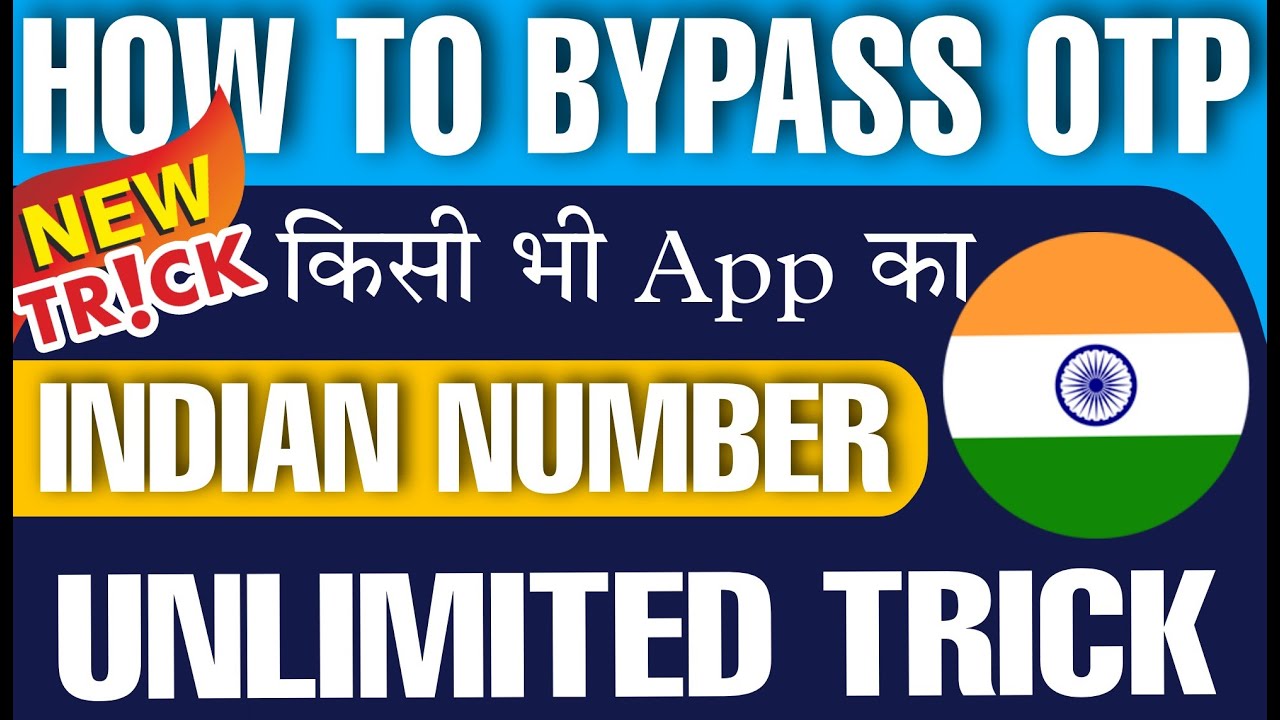 Otp Bypass Indian number 🤫🇮🇳 | Superfast Unlimited Account Any App | How to Bypass Any App Otp