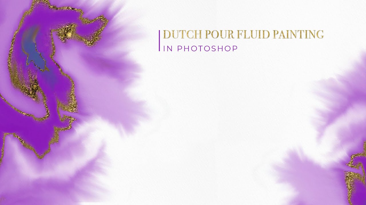 Dutch Pour Fluid Painting in Photoshop