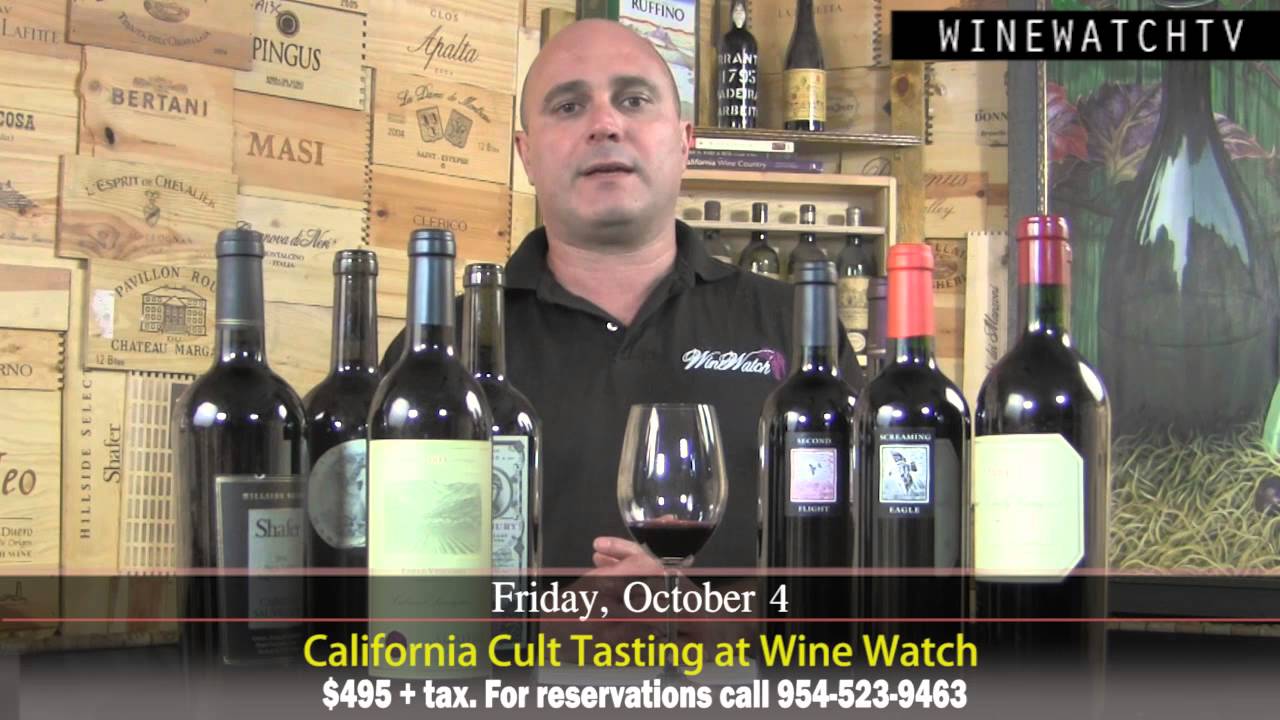 California Cult Tasting at Wine Watch