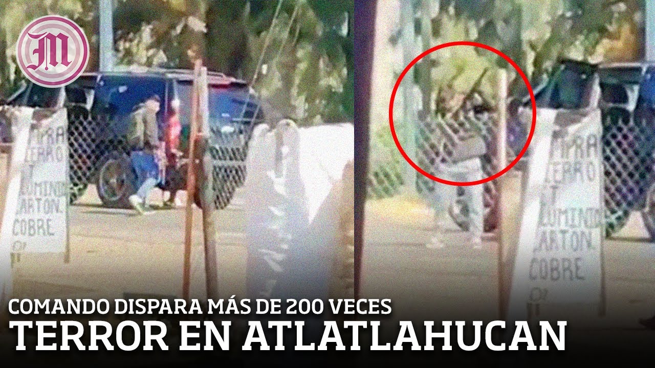 Terror en Atlatlahucan: comando dispara m&aacute;s de 200 veces al aire