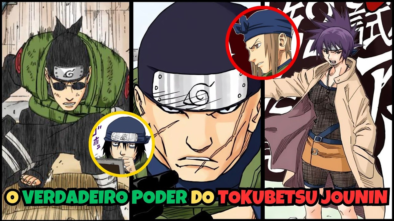 Esse é o verdadeiro poder de um TOKUBETSU JOUNIN!