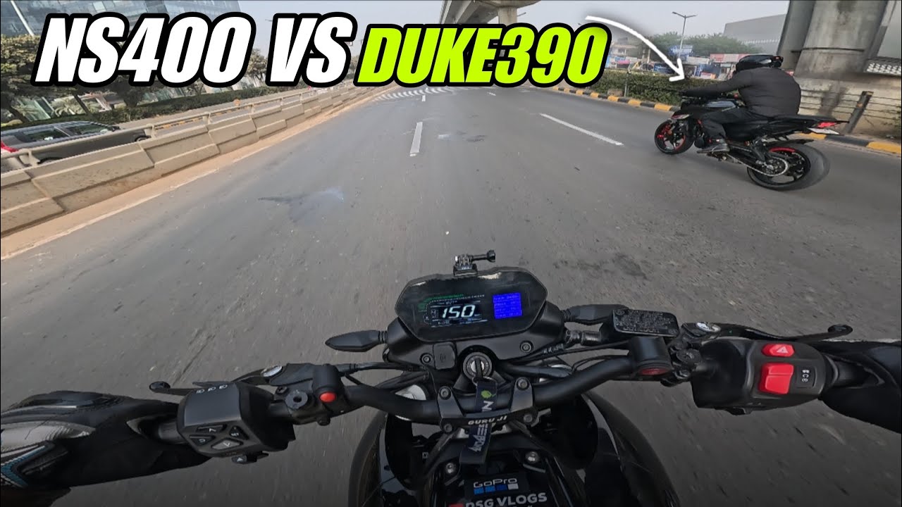 PULSAR NS400Z PURE ADRENALINE | DUKE 390 VS NS400Z | @DSGVLOGS007