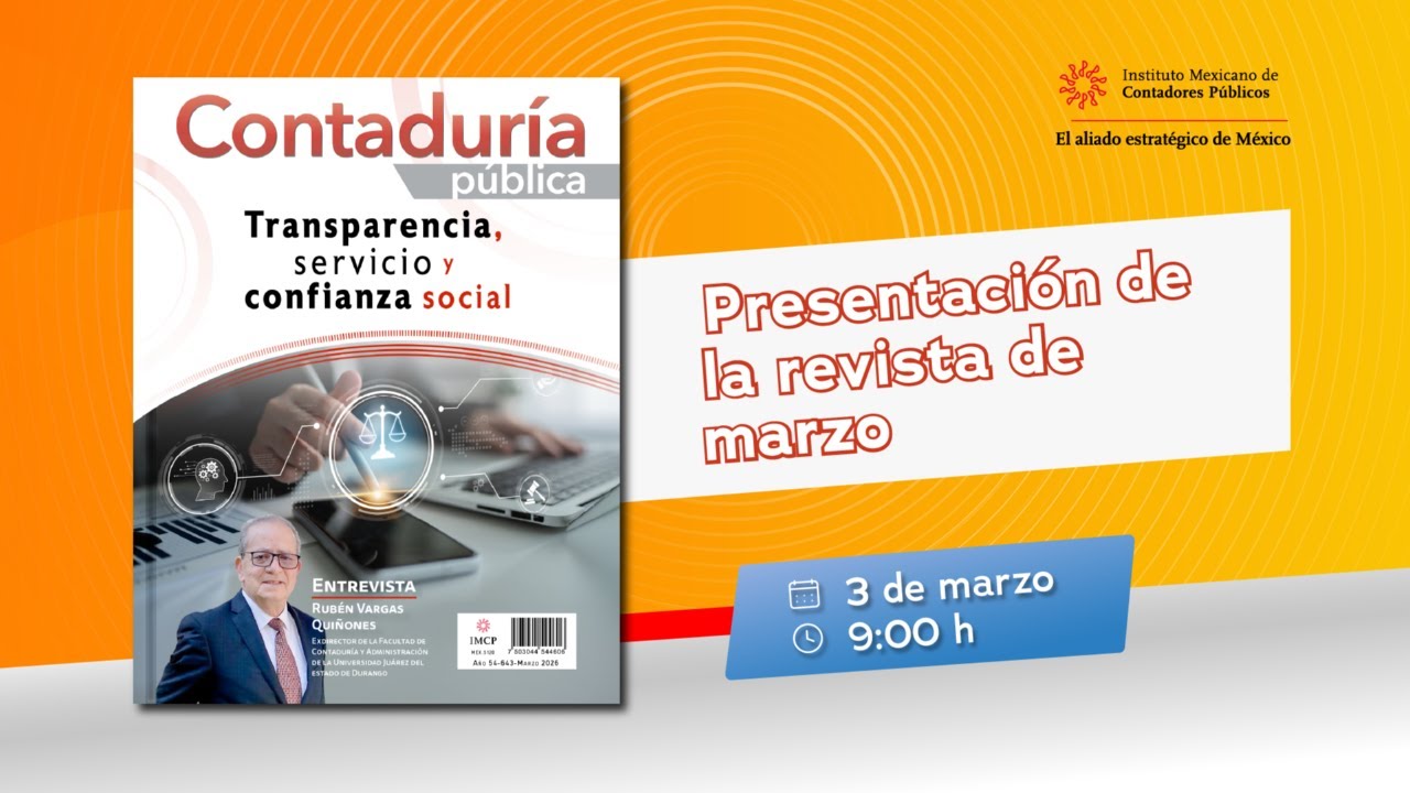 Presentación de revista del mes de marzo de 2026
