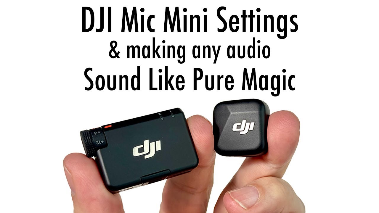 The DJI Mic Mini is great but process it through Adobe Podcast&hellip; Magic!