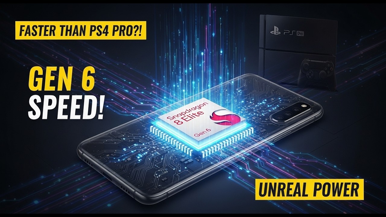 Snapdragon 8 Elite Gen 6 — быстрее, чем PS4 Pro?