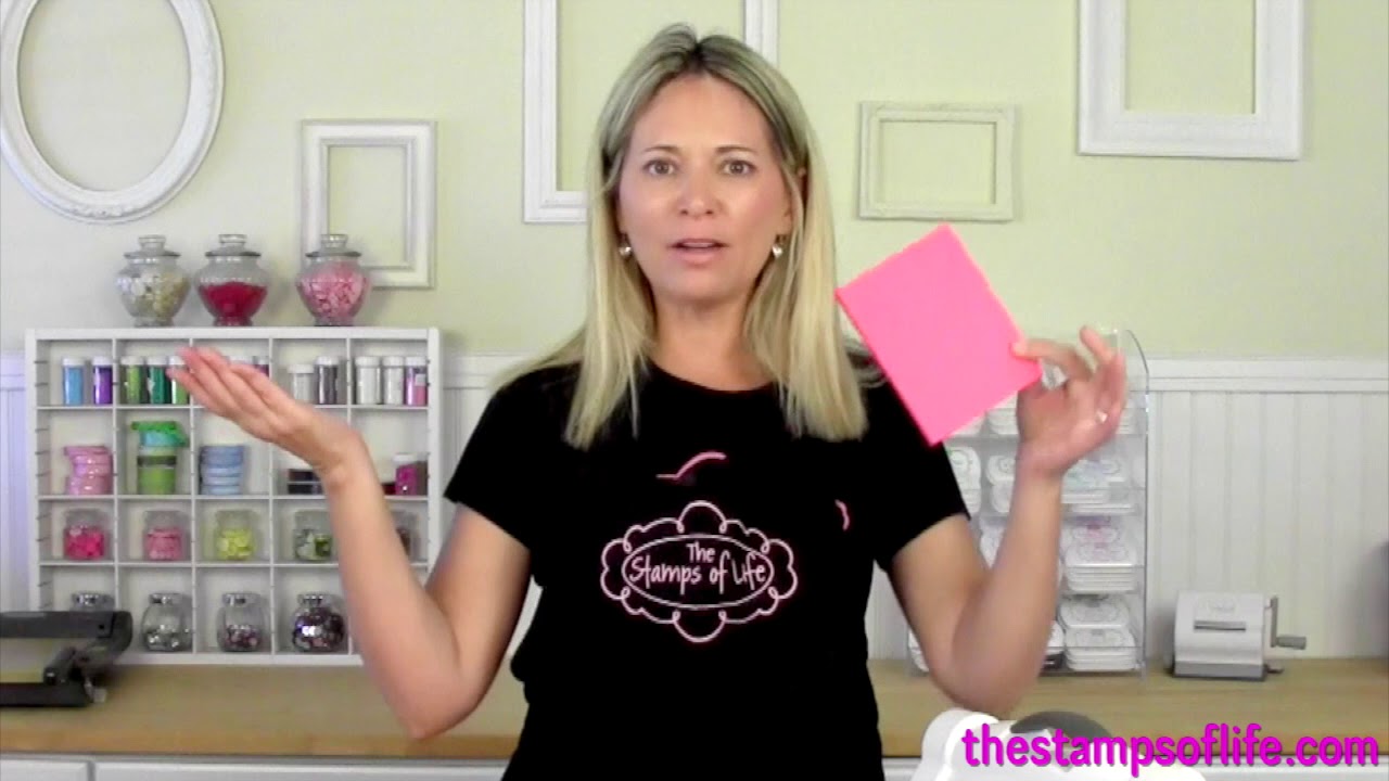 The Stamps of Life: New Sizzix Celebrate Drop-ins & Thank You Card Front