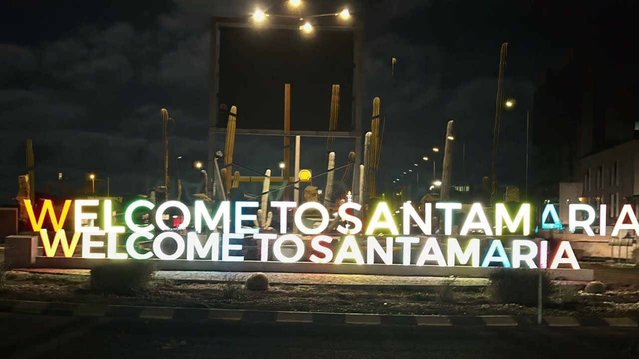 Ночной вид на Санта-Марию, Кабо-Верде, самый мирный туристический остров 🏝, когда-то португальска...