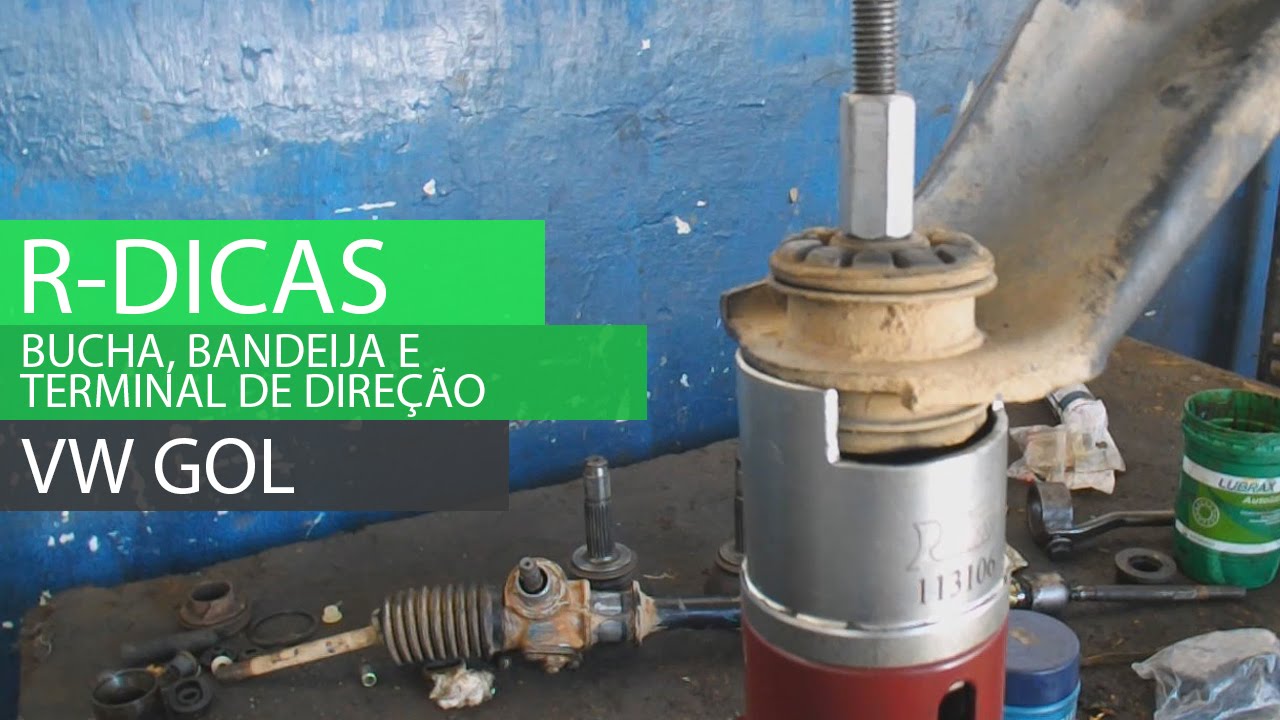 Troca da Bucha, Pivô da Bandeja Dianteira e Terminal de Direção  do Gol Quadrado.