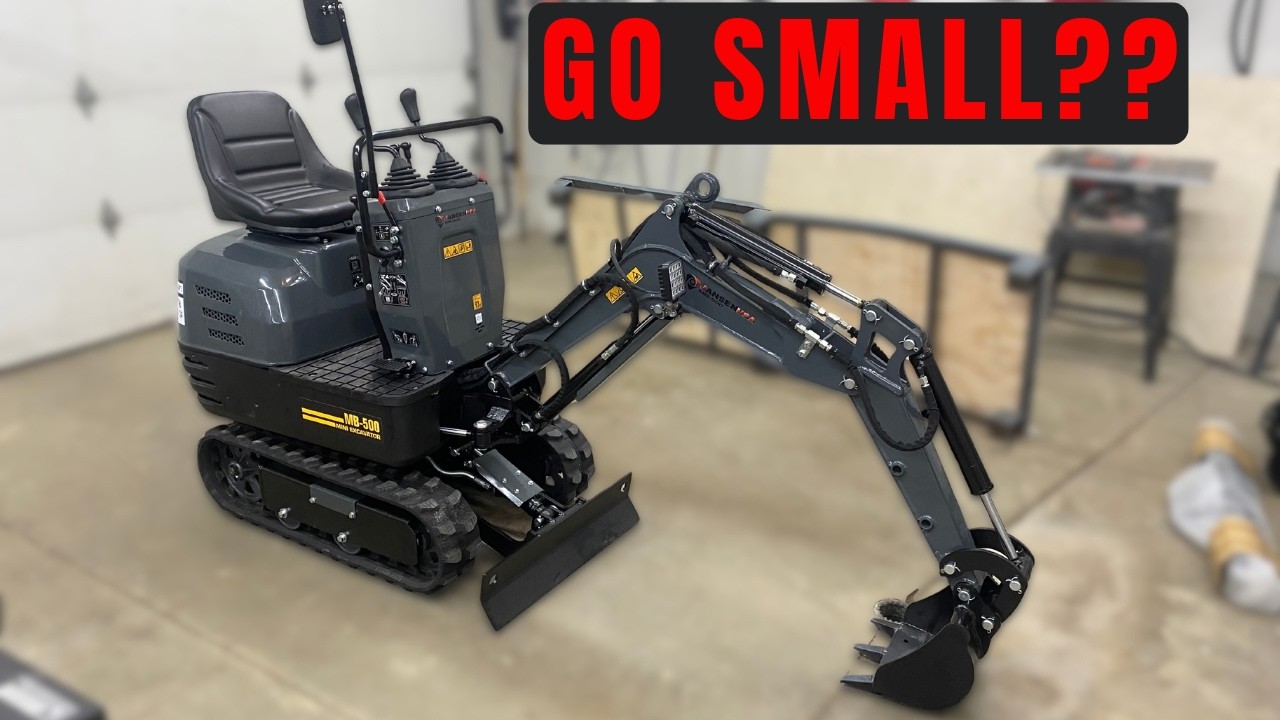 My first impressions of the Jansen MB-500 one of the smallest micro excavators in the world!!