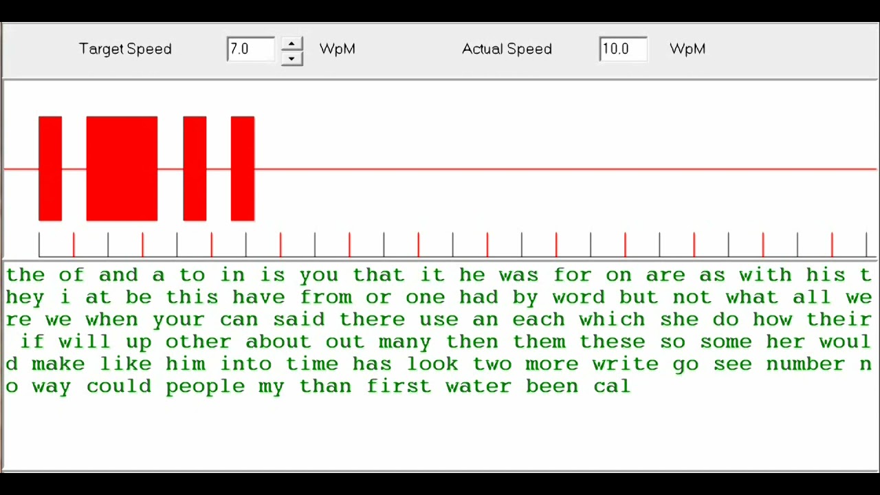 Improve Your Morse Code 7-10 WPM  -  10-10 WPM