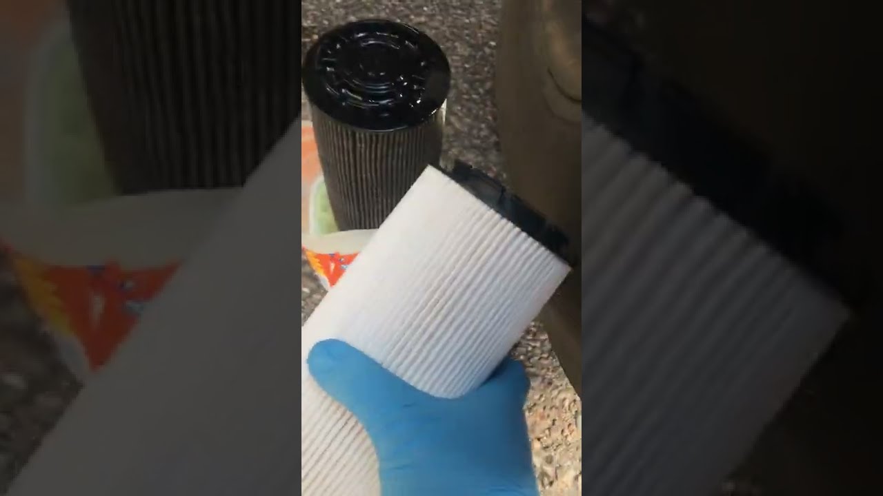 How to change oil on Peterbilt 579 full service Paccar MX13 and Water-Fuel Separator Filter