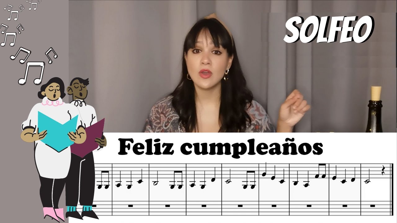 CLASE DE SOLFEO 3, PARA PRINCIPIANTES | LEER PARTITURAS | FELIZ CUMPLEAÑOS | MARCELA 🎵