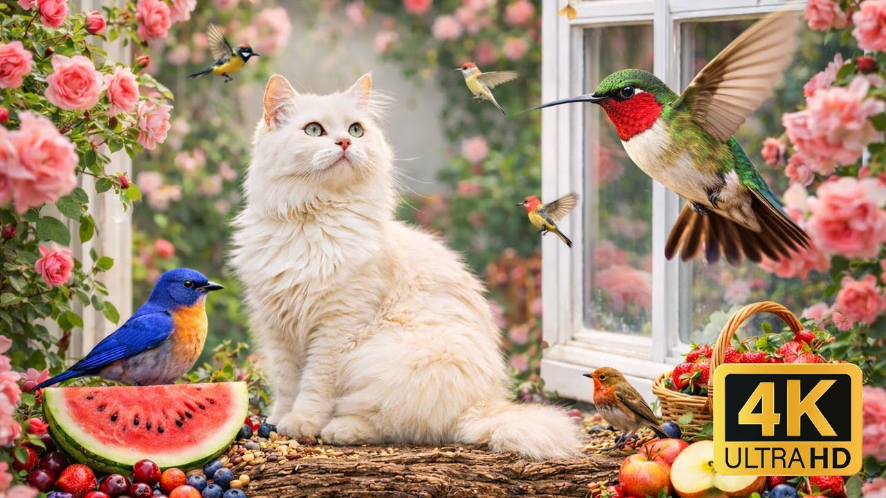 🎬 Pets Are Instantly Calm 🐾 Endless Birds & Nature | Ultimate TV for Pets 4K