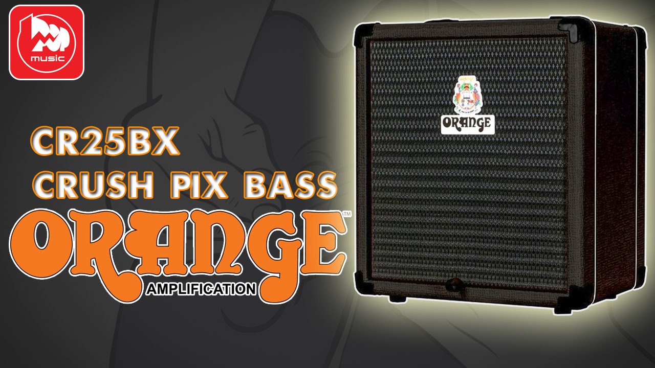 Басовый комбо ORANGE CR25BX BK Crush Pix Bass