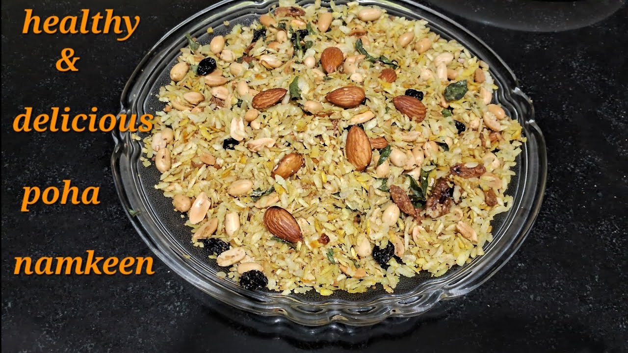 instant healthy & delicious #pohanamkeen