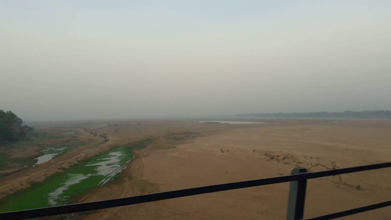A bridge nearby ara on son river. longest  river of Western Bihar