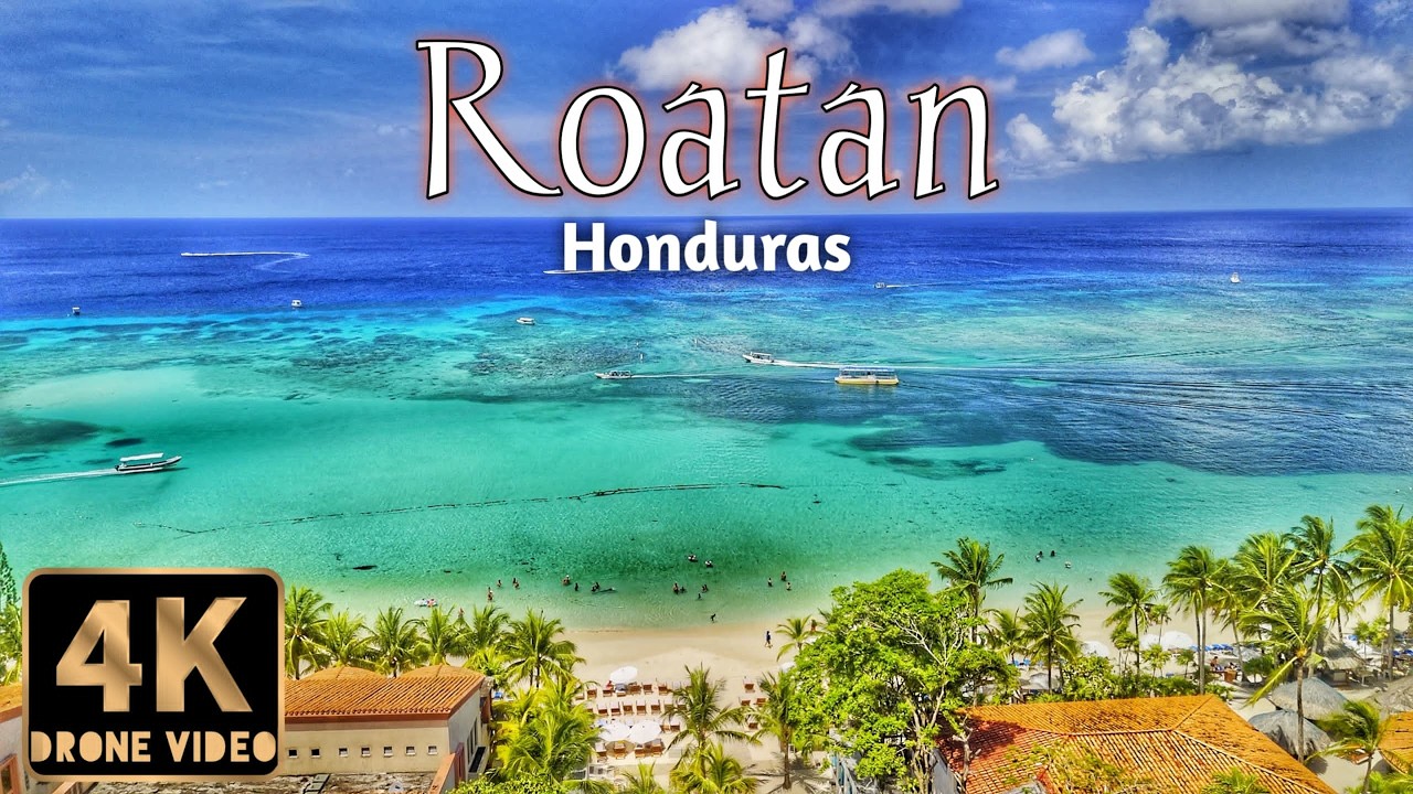 Roatán, Honduras 4K HDR Drone