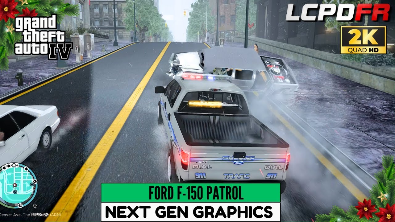 GTA IV LCPDFR 🚔 2026 GAMEPLAY Ford F-150 LIBERTY COUNTY SHERIFF PATROL IN RAIN 🌧️