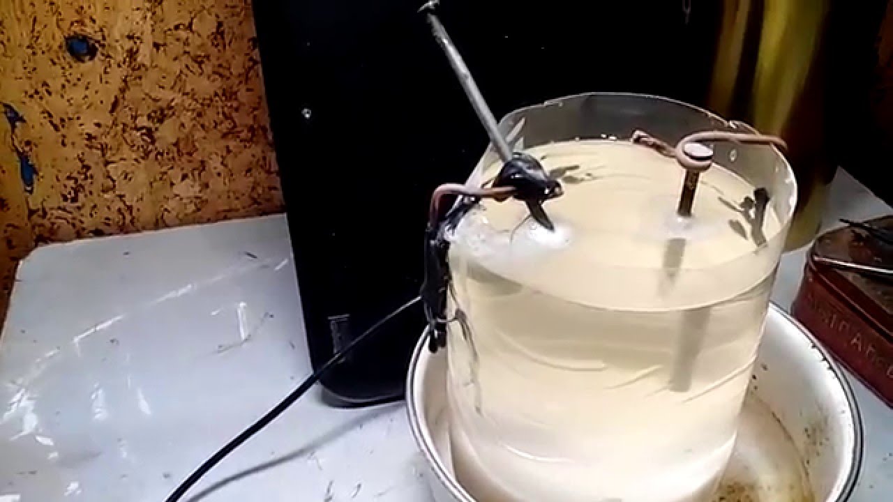 Thermite project: making oxidizer: electrolysis: episode 0