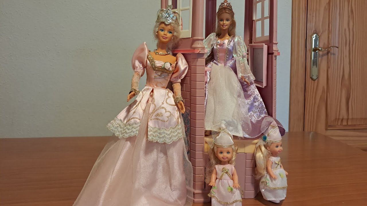 Juguetes de mis hijas que conservo: ¡Comparando 2 Barbies Rapunzel en su Torre Mágica!