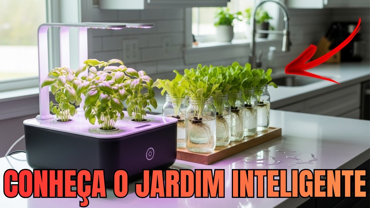 JARDIM INTELIGANTE de BANCADA: QUAL VALE mais a PENA? AUTOMÁTICO ou CASEIRO?