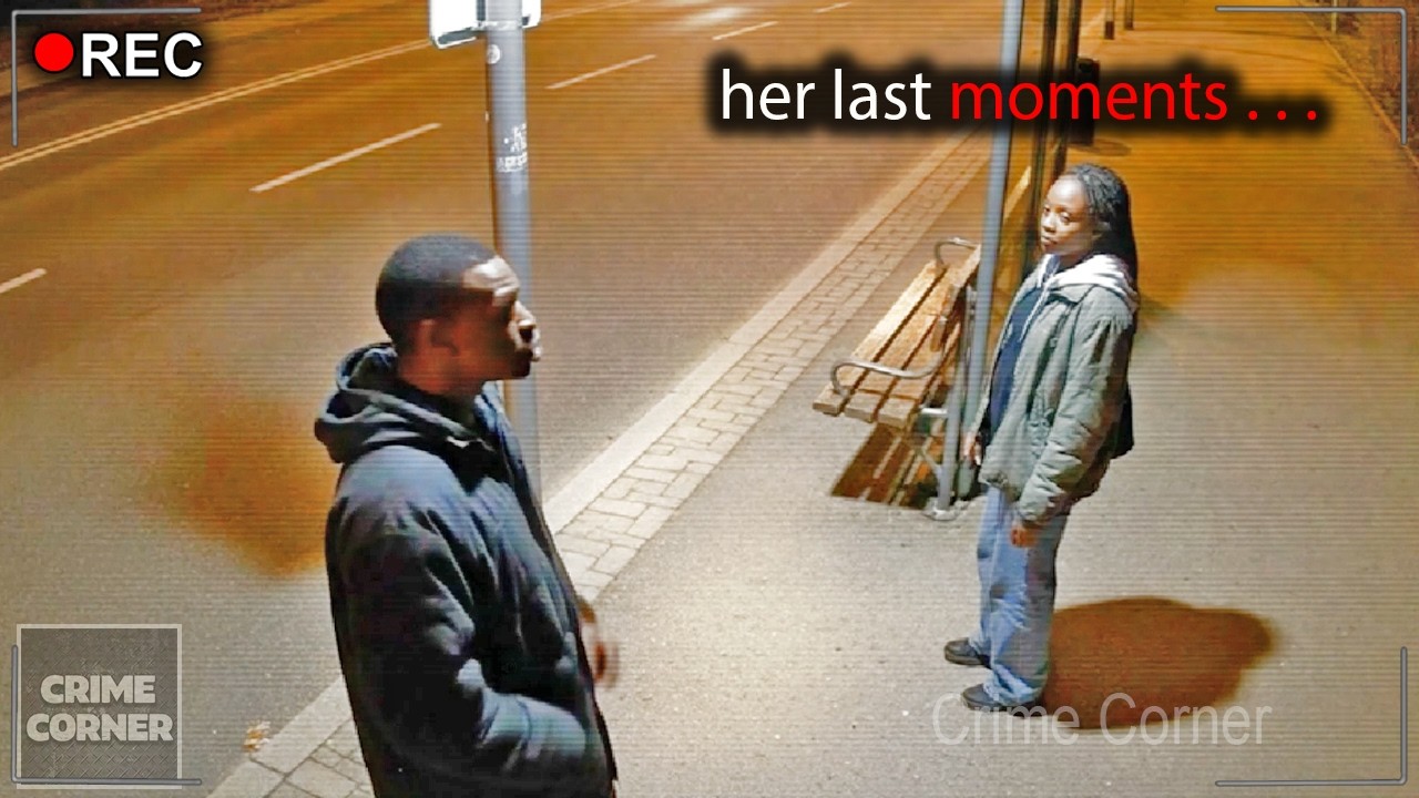 Камера видеонаблюдения зафиксировала мужчину, преследующего женщину на автобусной остановке. То, ...