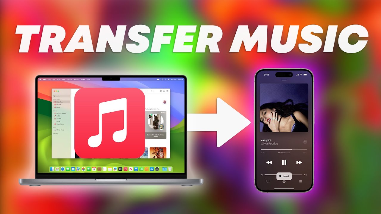 Как перекинуть музыку с Mac на iPhone (2024)