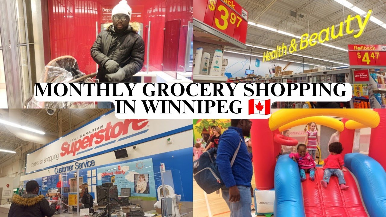 Grocery Haul: Come grocery shopping with us at Walmart & Superstore in Winnipeg, Canada🇨🇦