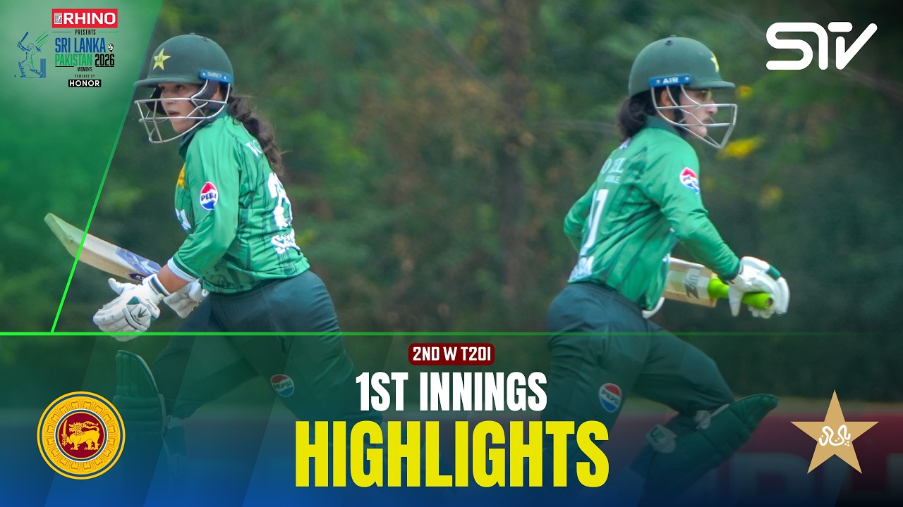 1st Innings Highlights | Sri Lanka Women vs Pakistan Women | Match 02 | T20I Series 2026 | M9l1K