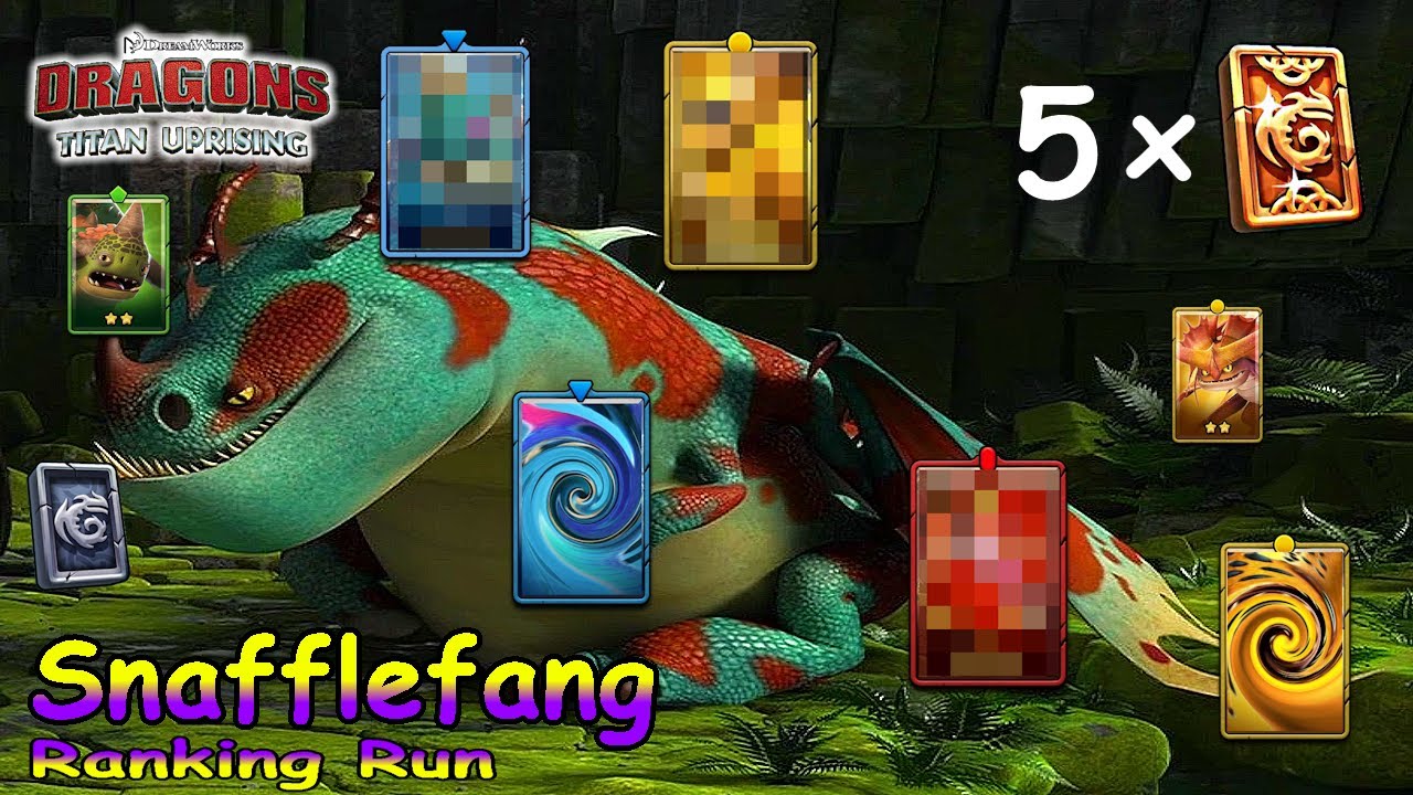 Dragons: Titan Uprising / Snafflefang Ranking Run / Full Battle / BP 8600+ / (HTTYD)