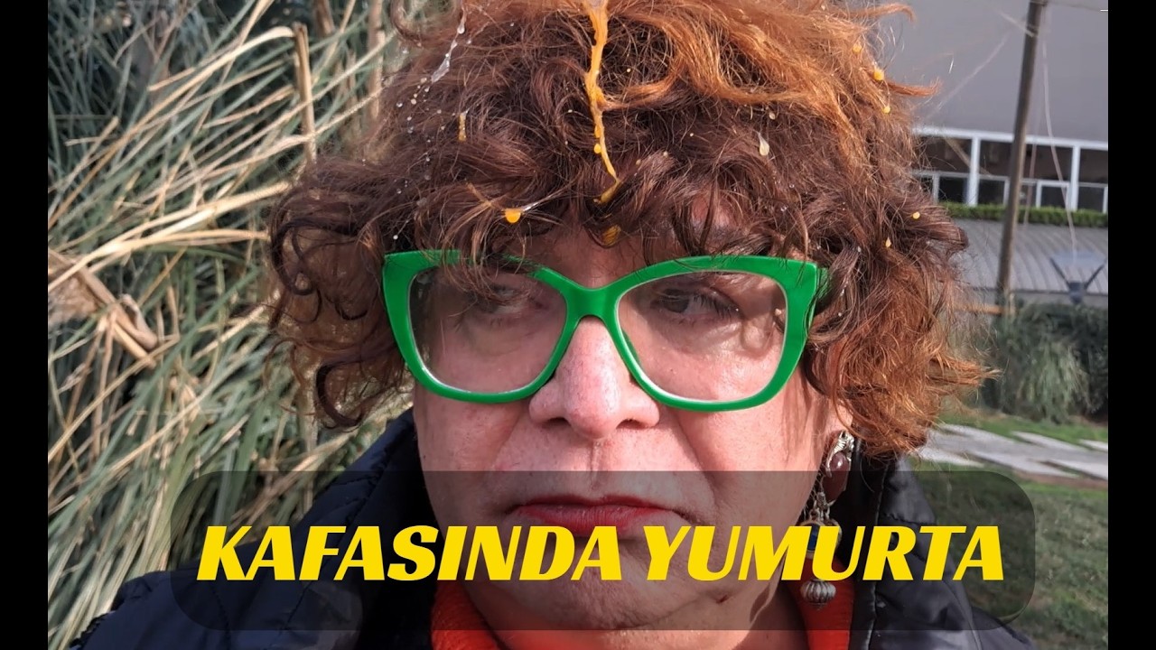 KAFASINDA YUMURTA İLE YAŞIYOR