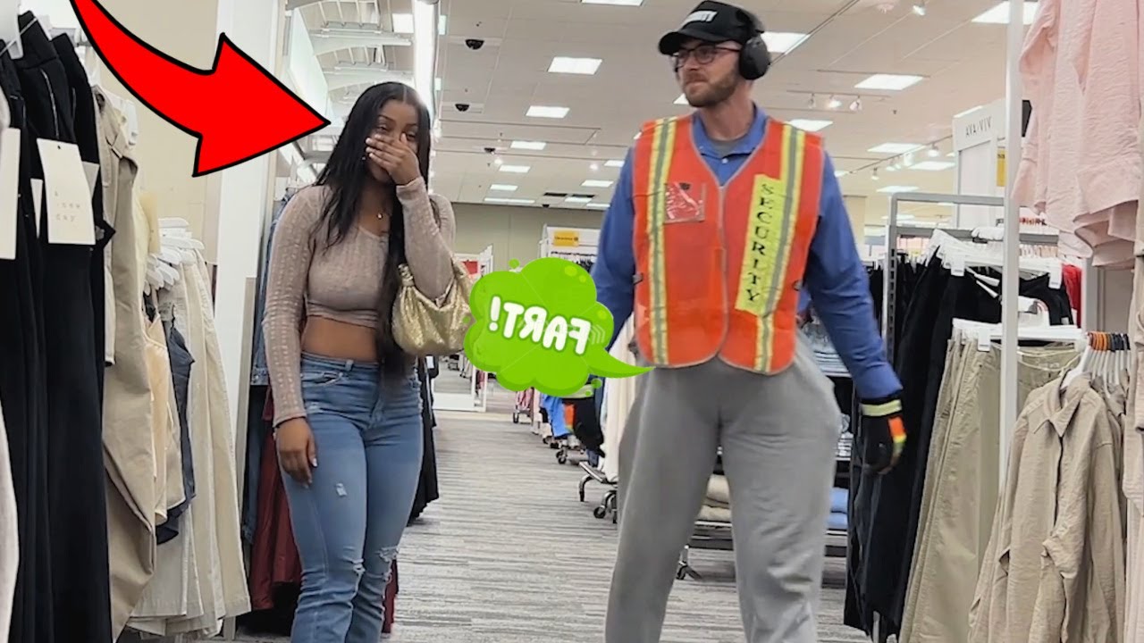 Fat Guy With BBL Farts On Women At Grocery Store!!!