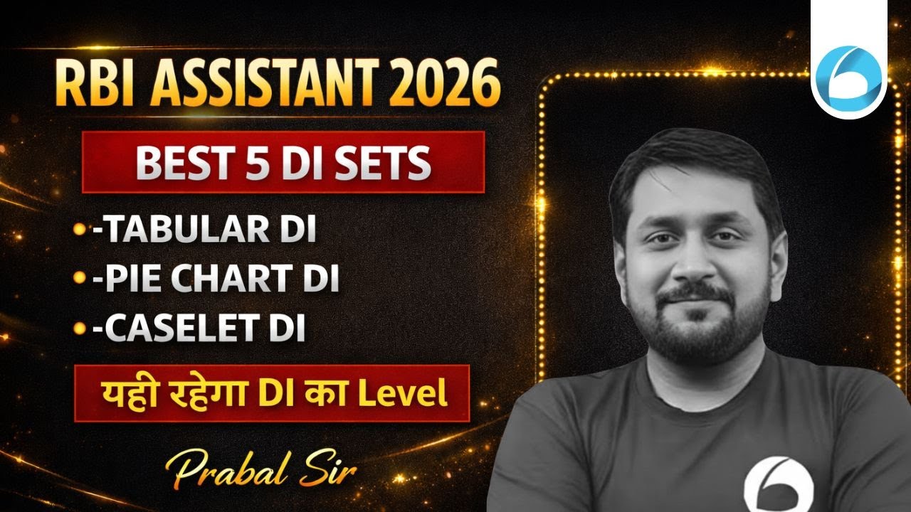 Best 5 DI Sets | Tabular DI, Pie Chart DI & Caselet DI | RBI Assistant DI Classes 2026 | Oliveboard