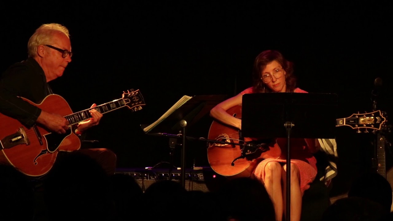 Bill Frisell  and Mary Halvorson  at (le) poisson rouge, NYC, 9.17.2018 - 1