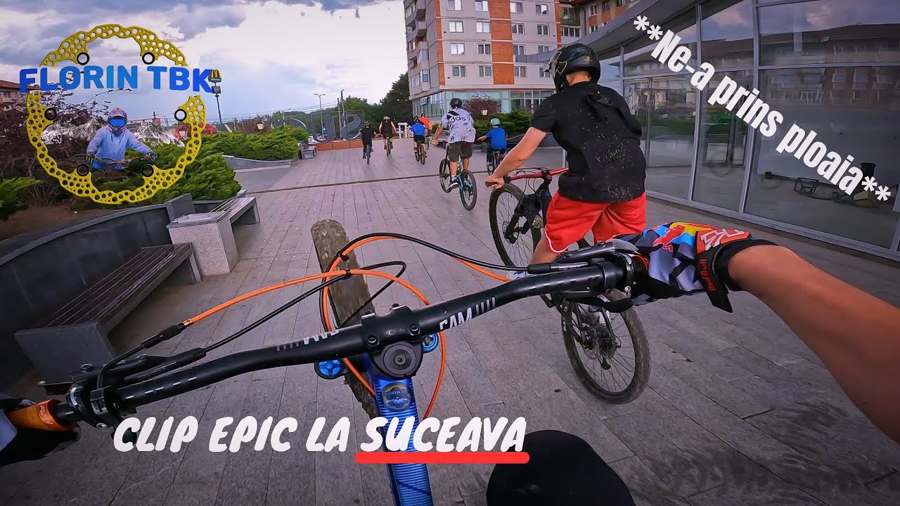 CLIP EPIC LA SUCEAVA! *ne-a prins ploaia* cu @suceavabike /freeride Suceava (go pro hero 10)