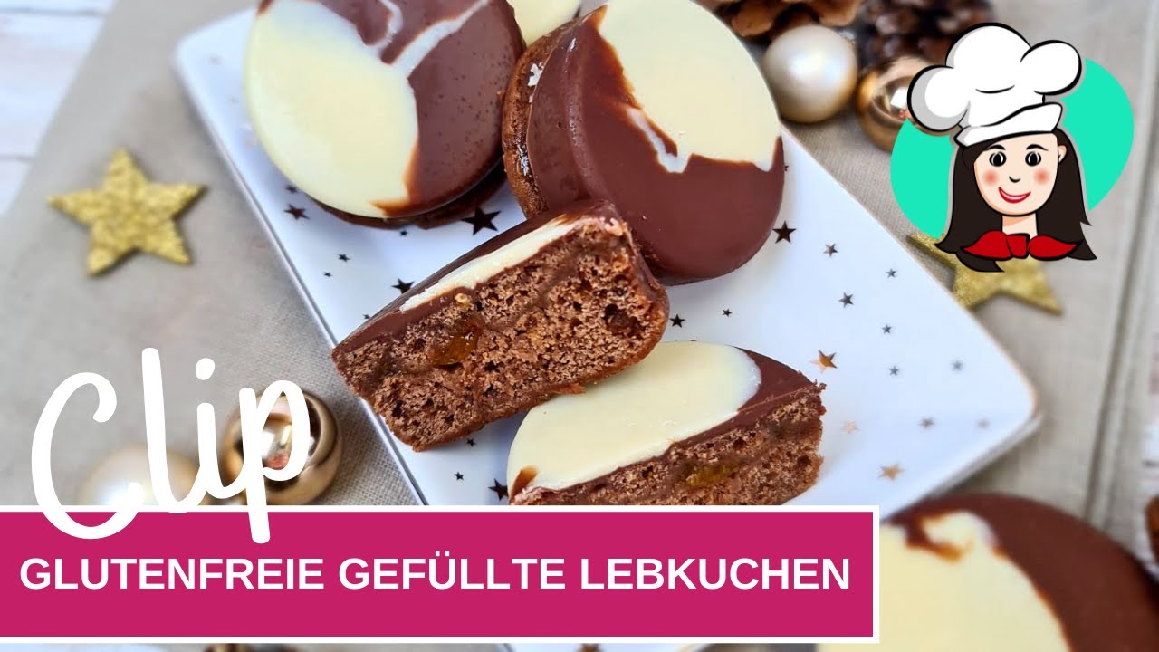 Glutenfreie gefüllte Lebkuchen
