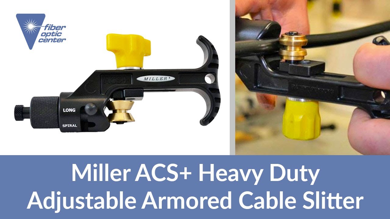 Miller ACS+ Cable Slitter for Armored Heavy Duty Cable - Available from Fiber Optic Center