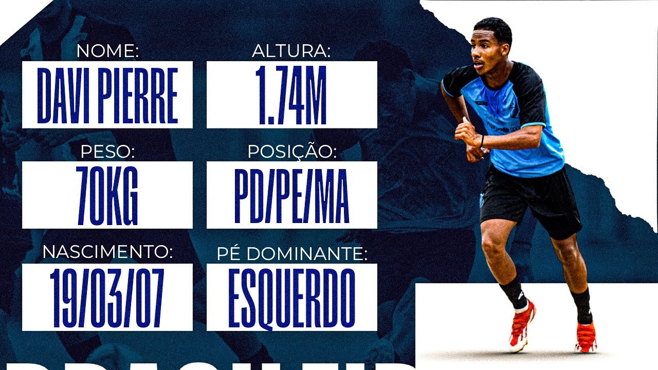 Davi Pierre - Ponta e Meia atacante - 2007