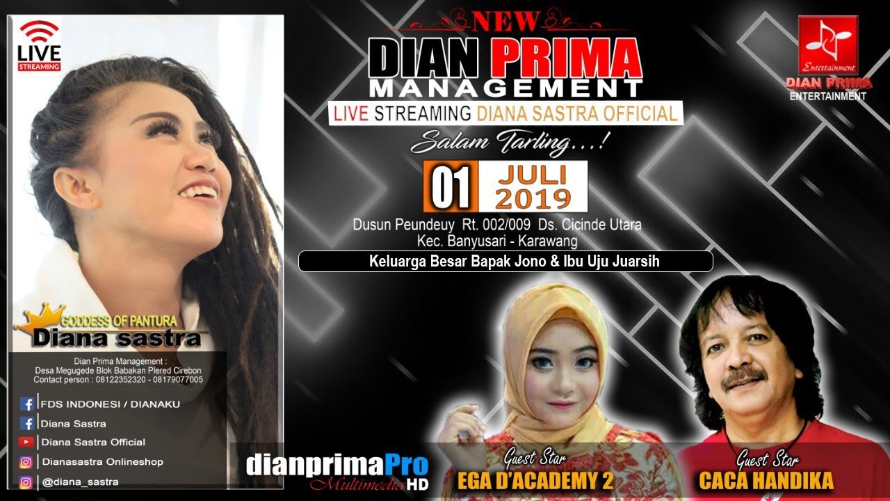 DIANA SASTRA LIVE CICINDE |  BANYUSARI | KARAWANG | 1 / 7 / 2019 | SIANG