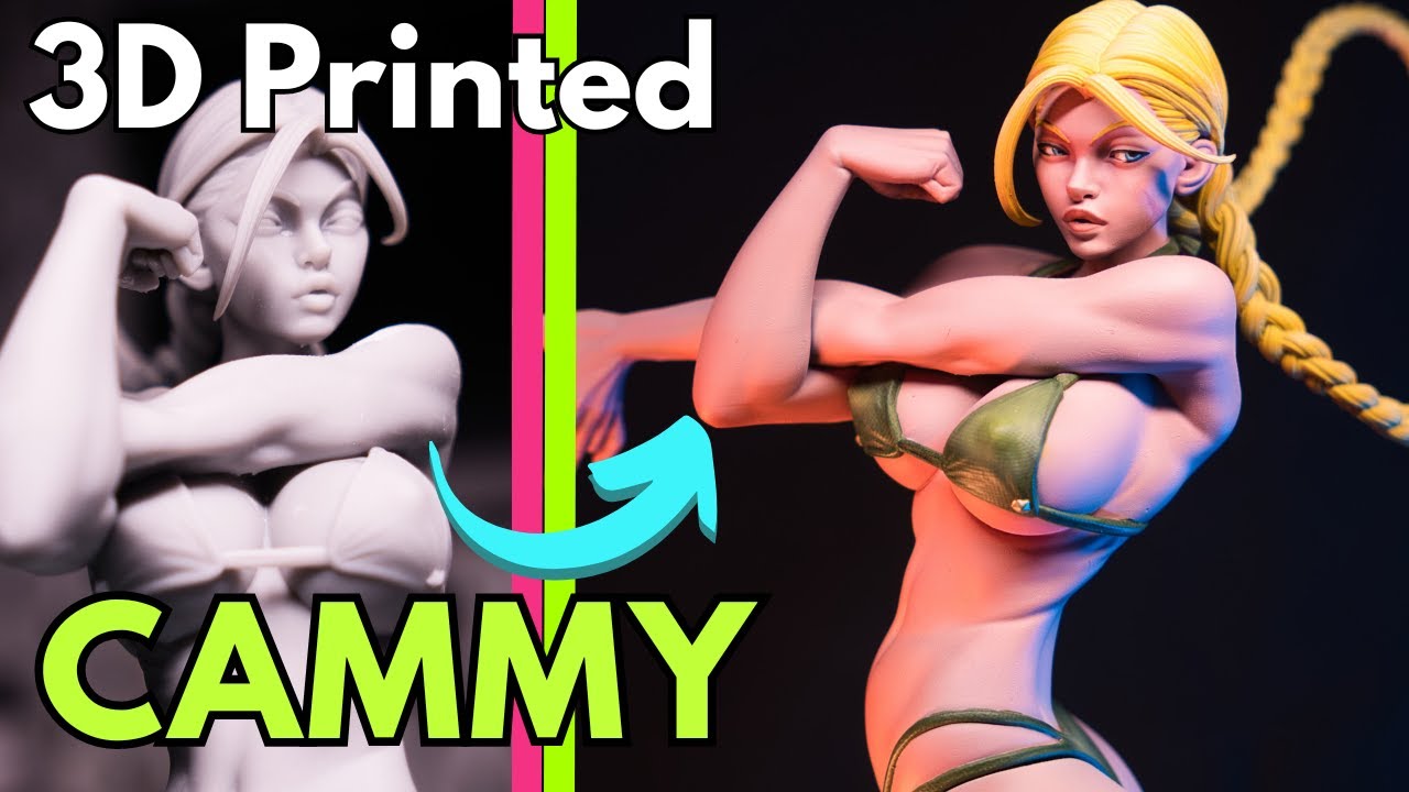 3D Printed CAMMY heading to the Beach | Street Fighter 6