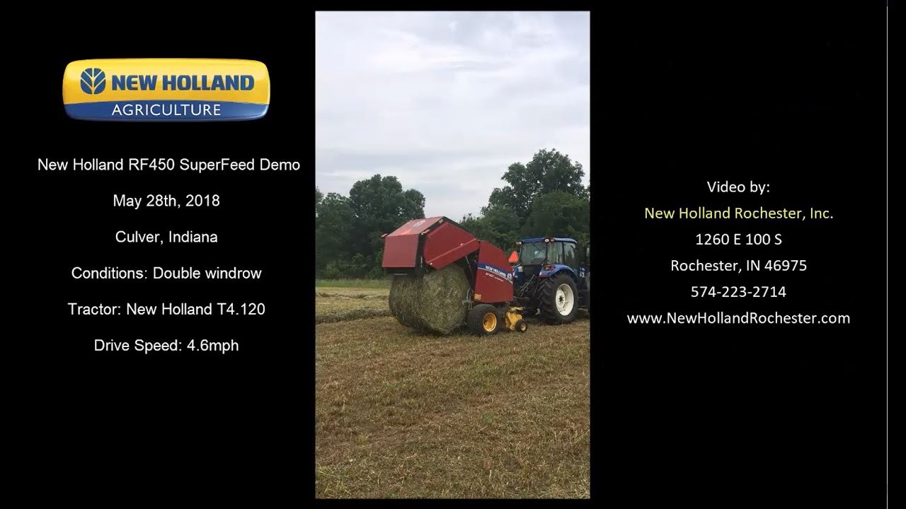 New Holland RF450 SuperFeed Demo