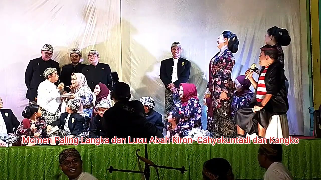 Momen sangat langka dan lucu sekali Abah Kiron- Cahyokuntadi dan Kangko HUT Abah Wondo @Jebor blitar