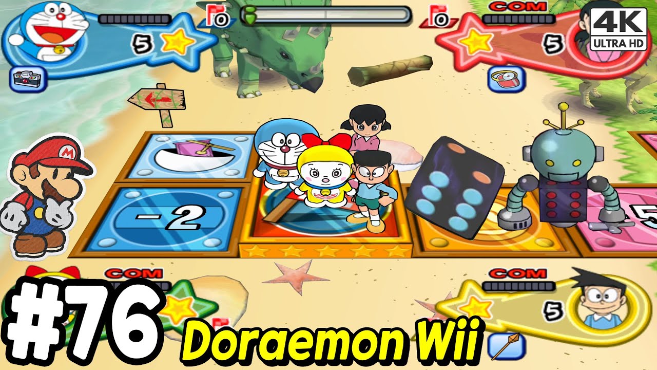 Doraemon Wii (ドラえもん Wii ) - Himitsu Dougu-ou Ketteisen! Walkthrough Part 76 | AlexGamingTV