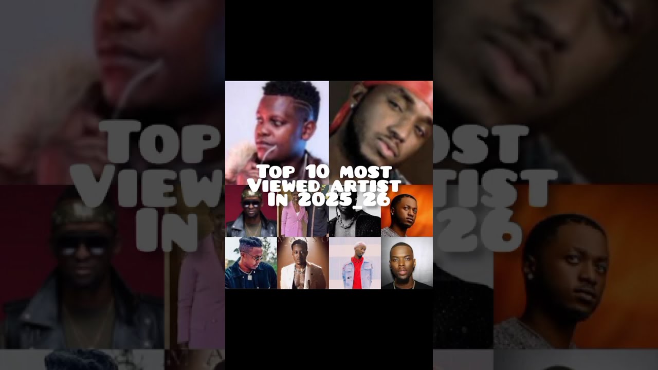 Here are top 10  most viewed Rwandan artist in 2025_26 //mpazimaka nababandi babashyizemo