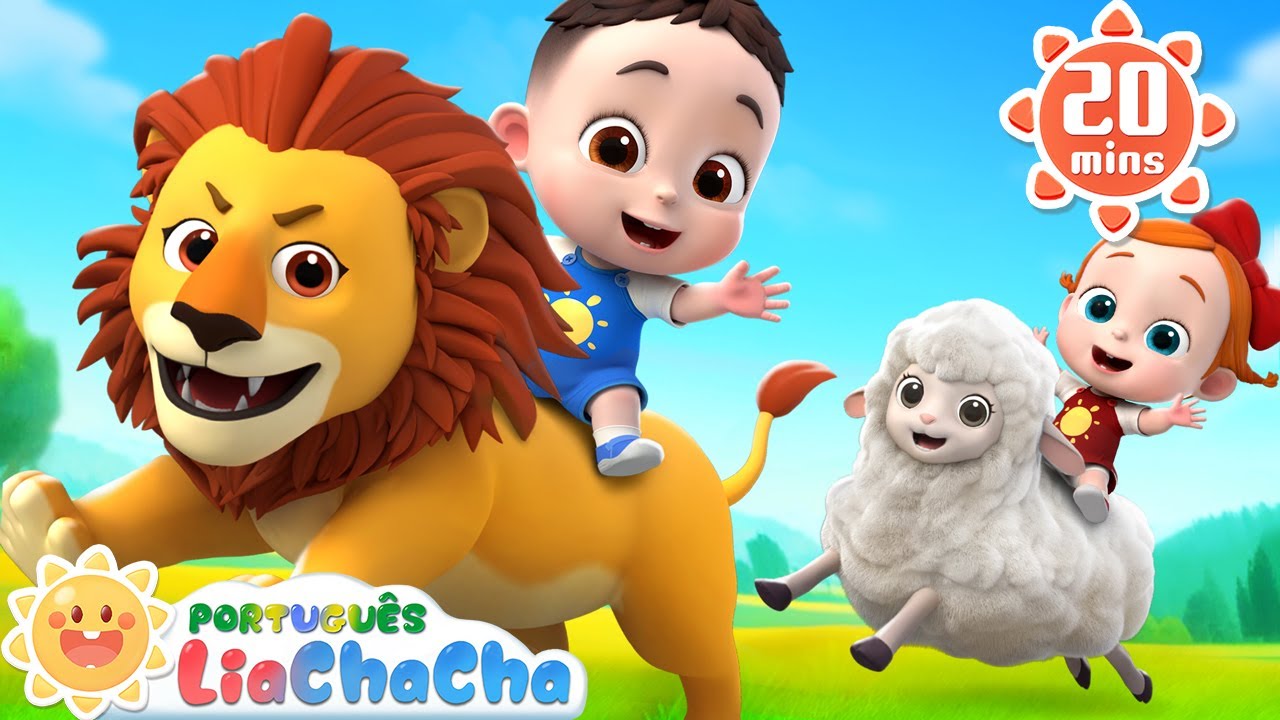 Lia, ChaCha e os Animais | Canção do Animal | LiaChaCha em Português - Músicas Infantis