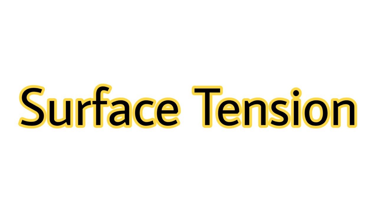 SURFACE TENSION | What is surface tension? | FLUID MECHANICS | CIVIL ENGINEERING